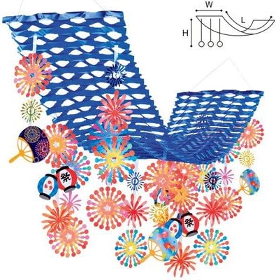 Amazon 提灯花火プリーツハンガー 夏の吊り装飾ディズプレイ 飾り 季節用品 おもちゃ