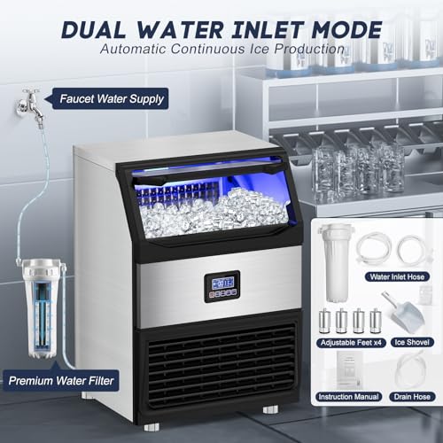 Máquina de Hielo Comercial 250 lbs/24h SOZT miniatura 3
