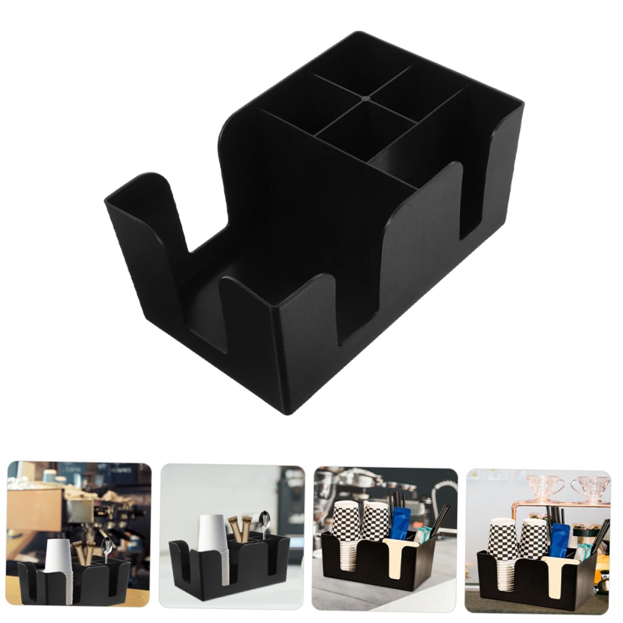 PRETYZOOM Tea Bag Holder Organizer Counter Storage Bar Accessories Sugar Bag Organizer