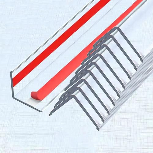 Clear Self-Adhesive Wall Corner Guards Walls Edge Protector & Corner Protectors for Wall Furniture Corner Door Easy to Install for Baby (10 1.2in x 39.5in)