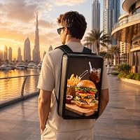 LCD Backpack for Video Advertising Player LCD Backpack for Video Advertising Player