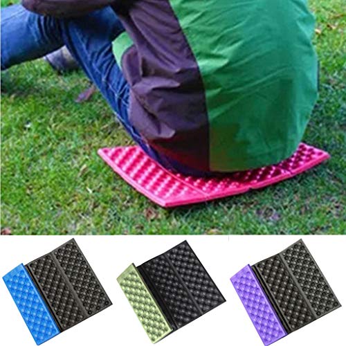 2 Packs Camping Cushion Seat Folding Camping Mat Pad Lightweight Foam Sitting Pads Waterproof Camping Cushion Seat Pad Portable Outdoor Sitting Mat Backpacking Hiking Camping Mini Mat Pad (Greenx2) #TOP2