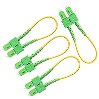 Vista 9 de GwliUni 4 unids OM3 Loopback Plug Tester Multimodo SC-UPC Fibra óptica Duplex Cable Adaptador 50/125