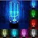Produktbild Nachtlicht 3D dekorative Beleuchtung Kabel Kerze Kerzenhalter geformt 3D LED USB Schlafzimmer Nachtlicht Multicolor Table Decor