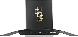 Faber 90cm 1100 m3/hr Autoclean Chimney || Filterless || Touch & Gesture Control || Black Finish || 8Yrs Warranty on Motor Price In India