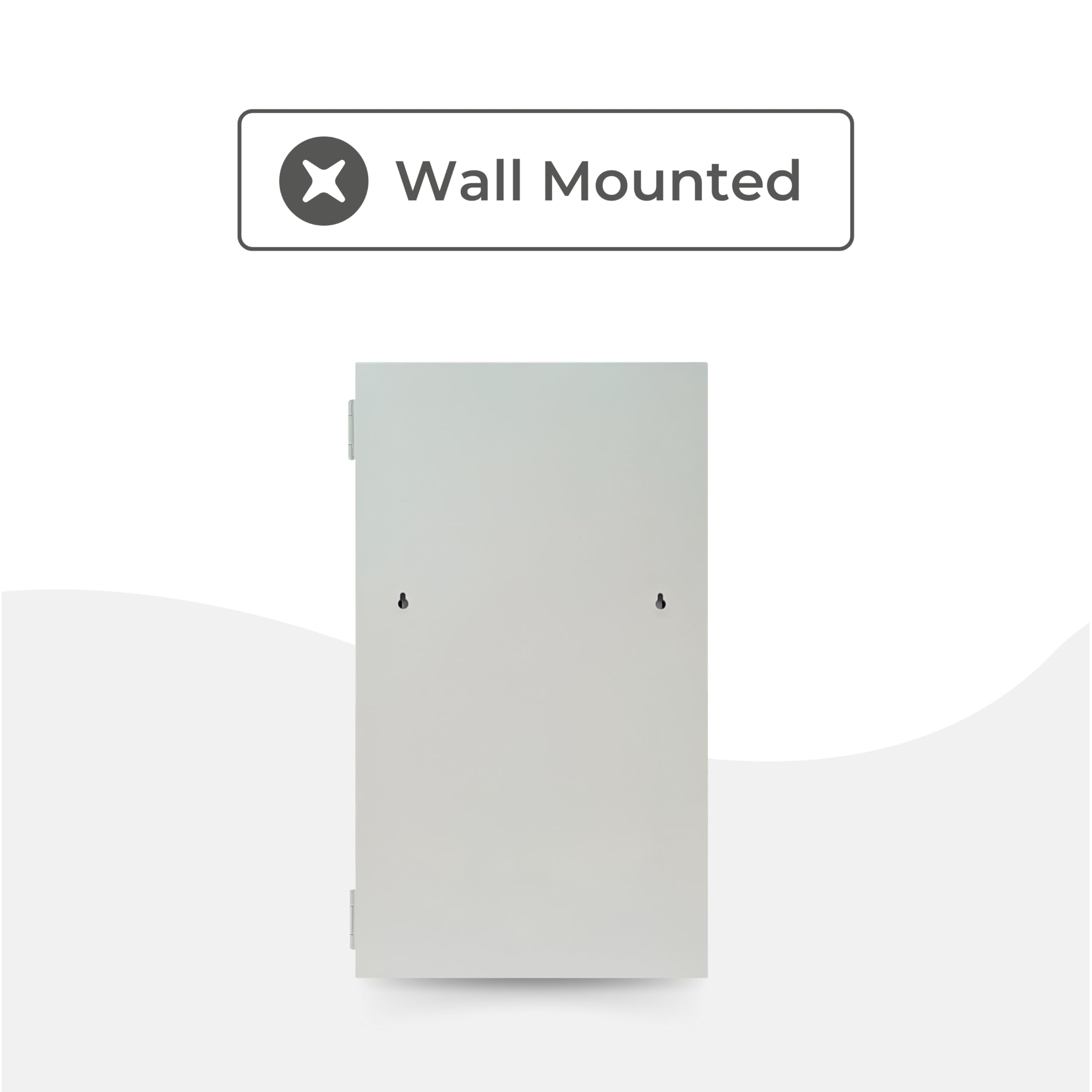StayHappy Galvanized Iron Key Storage Box | 48 Keys Cabinet with Holders and Lock | Ideal for Home | Hotels | Companies | Offices (White, Free 50 Keychains) 2