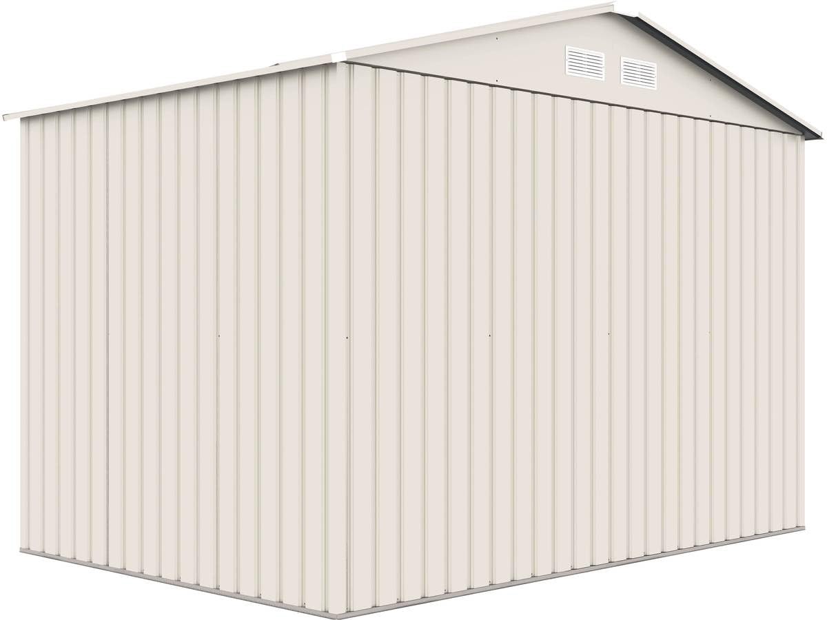 Habitat et Jardin Casetta da Giardino in Metallo Nebraska - 5,30 m² - Beige/Grigio Antracite