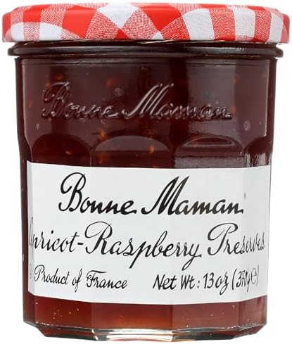 Bonne Maman, Preserves Apricot Raspberry, 13 Ounce