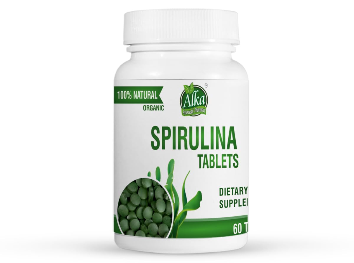 Natural Organic Spirulina Tablet -60 Tab