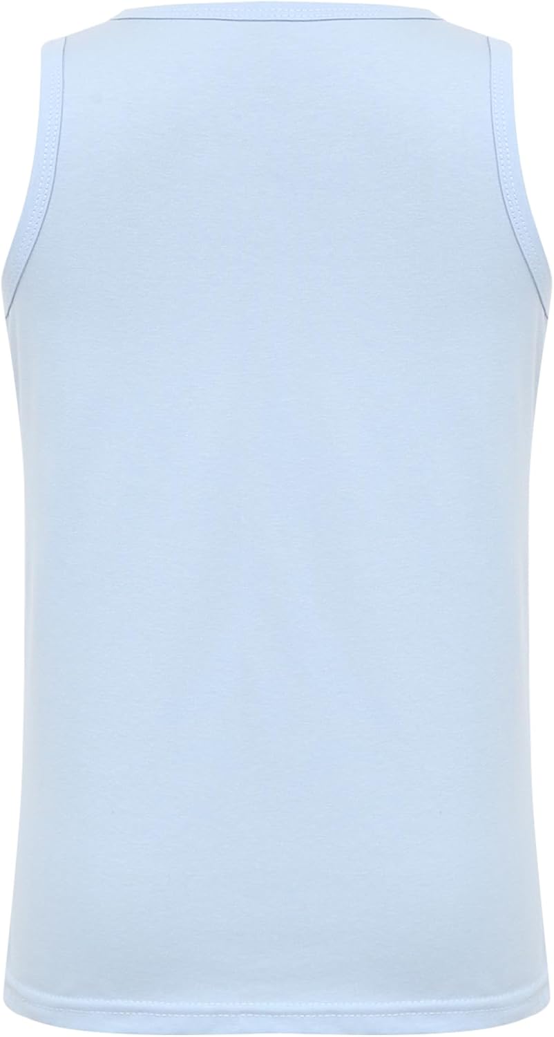 Kids Compression Tank Top Quick Dry Basketball Vest Football Tees Sleeveless Soccer Jersey for Training