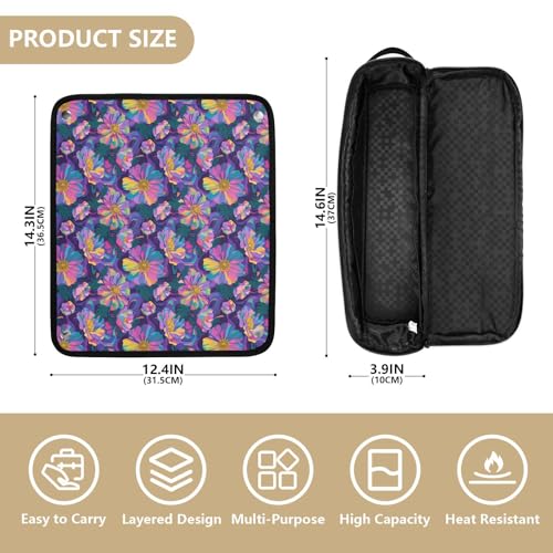 Bolso de viaje resistente al calor para herramientas de cabello miniatura 4