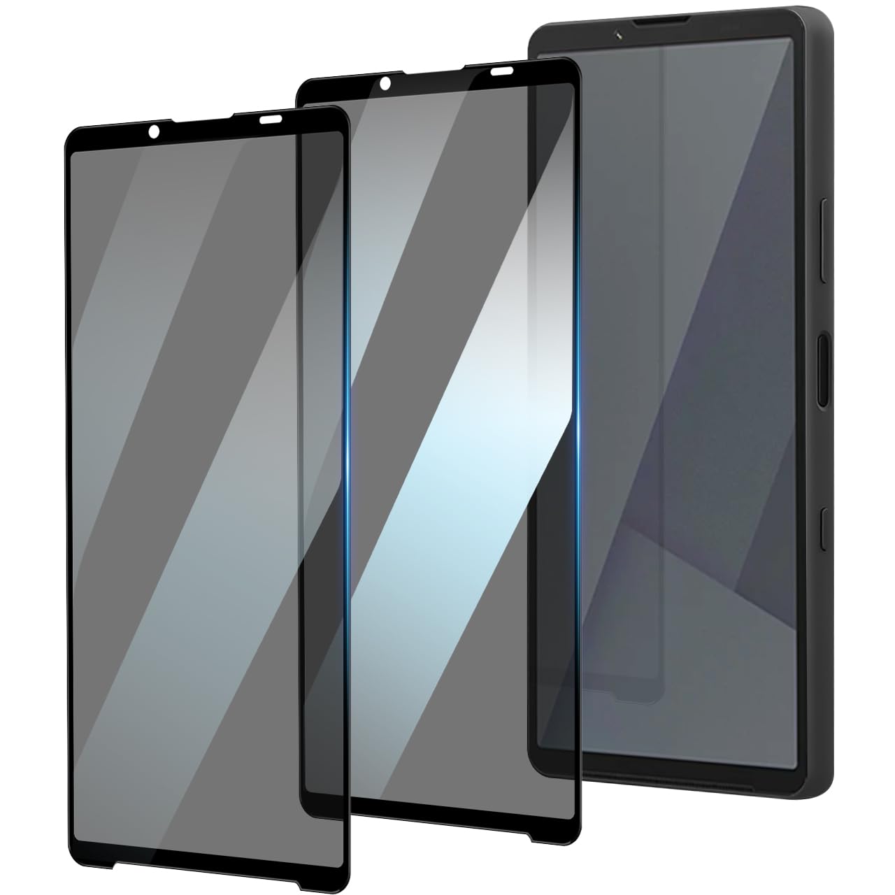Amazon | Xperia 10 VII ガラスフィルム 覗き見防止(2枚)エクスペリア 