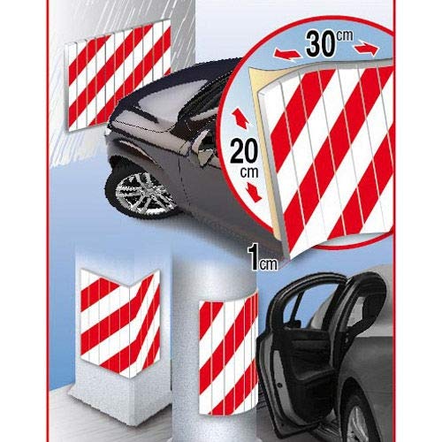 Wolfpack Linea Profesional Protector Antiroces Cochera Adhesivo Flexible 30X20 Cm.