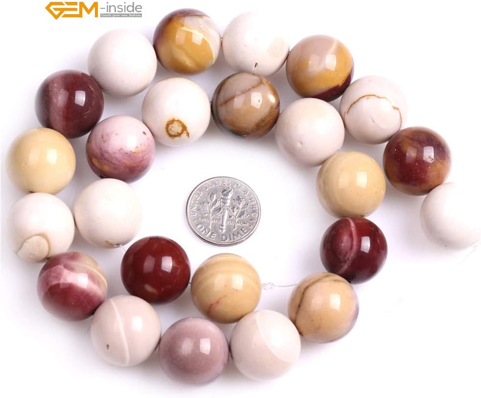 GEM-inside 16mm コイン スムースツイスト ムーカイト ジャスパービーズ ジュエリーメイキング用 ルースビーズ15イン