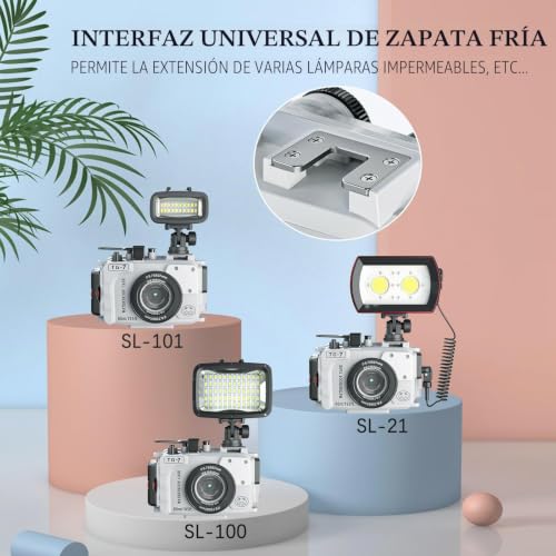Miniatura 8 de Sea Frogs Funda Impermeable Para Cámara Subacuática Om System Tg-7 De 60 M, Carcasa De Buceo Impermeable Con Filtro Rojo Tg7-W