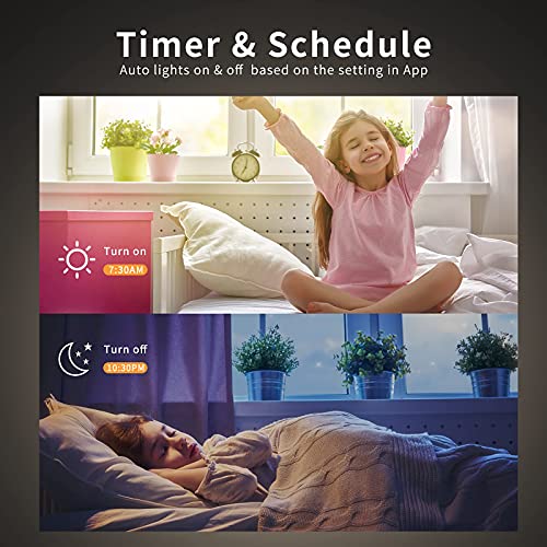 Smart Led Recessed Lighting 6 Inch 6 Pack Rgbcw Recessed Lights 14W, 1200Lm Wifi Ic Rated Etl Light Fixtures High Brightness Adjustable, Retrofit Downlight Compatible With Alexa/Google/Siri Music Sync #TOP4