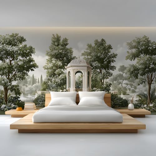 ASJ Large Peel and Stick Wall Mural, Classical European Garden