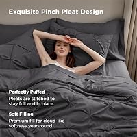 Bedsure Twin XL Comforter Set & Sheet Set, 5-Piece Dark Grey Bed in a Bag — image 8