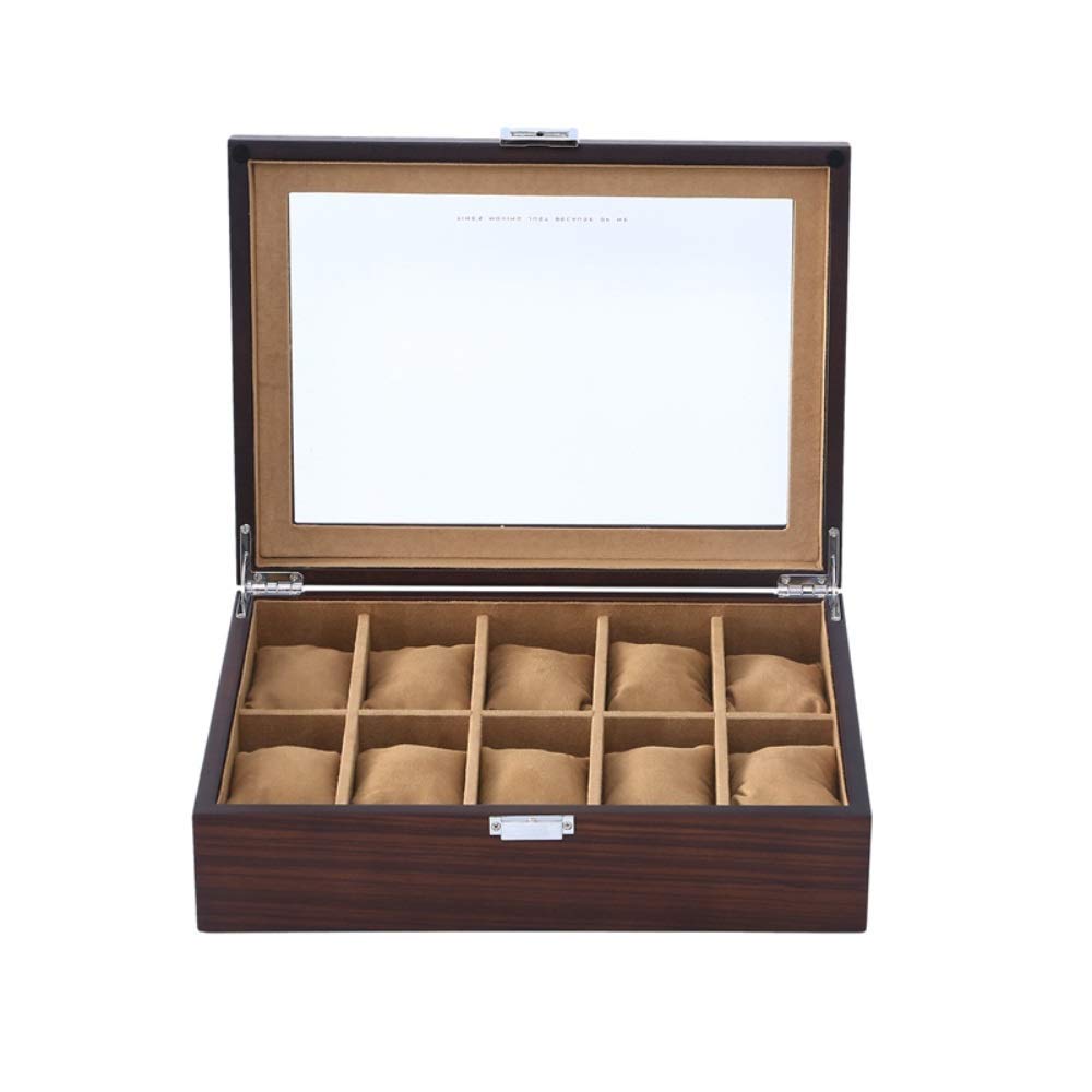 Boîte de montre anti-rayure coffret en bois contre la poussière