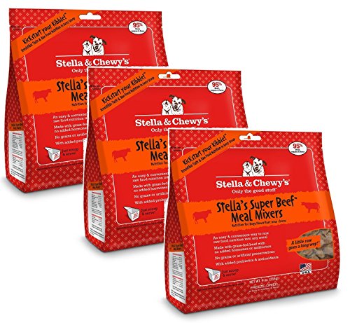 Stella & Chewy's Meal Mixers Freeze Dried Super Beef 9 Oz (3 Pack)