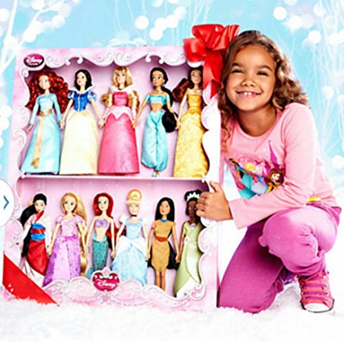 Disney Princess 11 Doll Deluxe Doll Gift Set 2014 Edition
