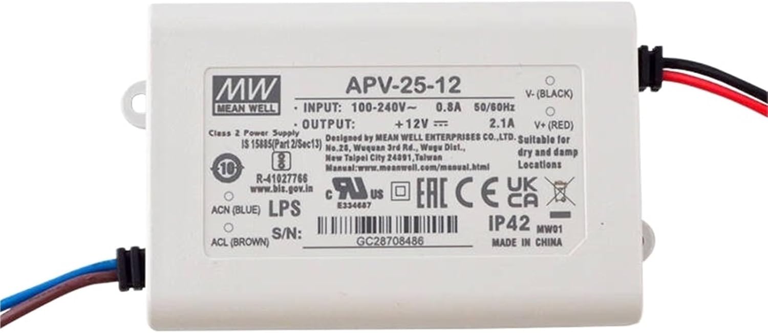 APV-25-12 12V 2.1A Constant Voltage Single Output Switching Power Supply LED Driver