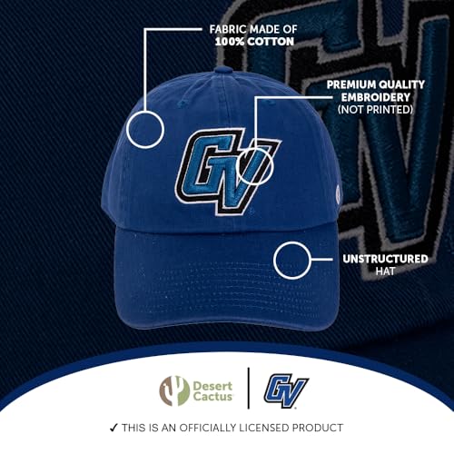 Gorra bordada ajustable GVSU Lakers azul miniatura 4