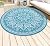 MJIAHOMDEC Outdoor Rugs 6' for Patios Clearance Reversible Plastic Straw Rug Patio Mat Waterproof Camping Carpet RV Mat Floral Outdoor Area Rug for Rv,Deck,Porch,Balcony