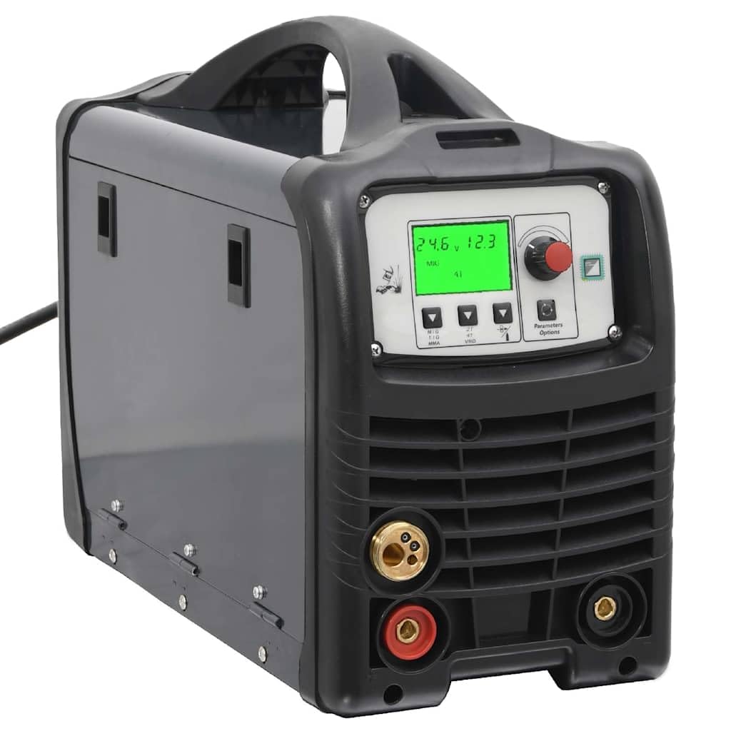 Spawarka MIG MMA Lift WIG 200 A z funkcją synergii do spawania stali nierdzewnej, spawarka inwerterowa 3 w 1 z akcesoriami, 230 V, 12,1 kg, idealna do warsztatu, naprawy placu budowy