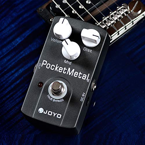 Image of JOYO Metal Distortion Pedal Huge Distortion with Mid Knob for Electric Guitar Effect - True Bypass (Pocket Metal JF-35)