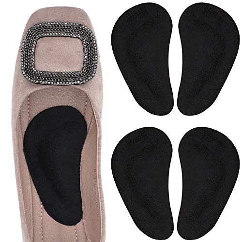 Dr. Foot's Arch Support Insoles for Flat Feet, Plantar Fasciitis, Relieve Pain for Women and Men (Black)