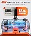 Electric Trailer Dolly, 7500Lbs Max Trailer Weight 1100Lbs Tongue Weight, 48V 800W Motorized Trailer Dolly with 2 & 2-5/16 in Hitch Balls for RV Campers, Cargo & Utility, Boat, Car Trailers
