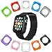 Apple Watch Case by La Zuzzi, 10 Soft Covers, for Apple Watch Sport & Apple Watch, Anti Scratch Protection Cover, Match Colors With Your iPhone Case, New in Apple Accessories [Series 2, 42mm]