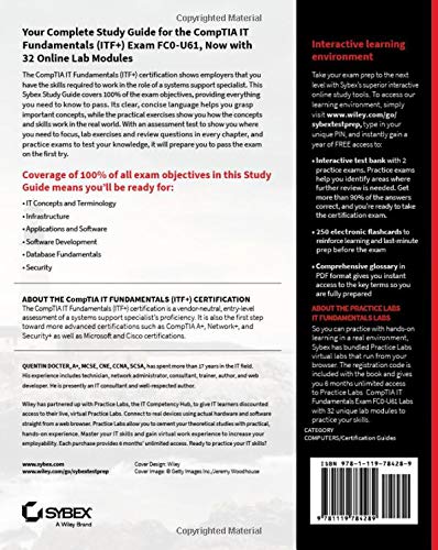 Snapklik.com : CompTIA IT Fundamentals (ITF+) Study Guide