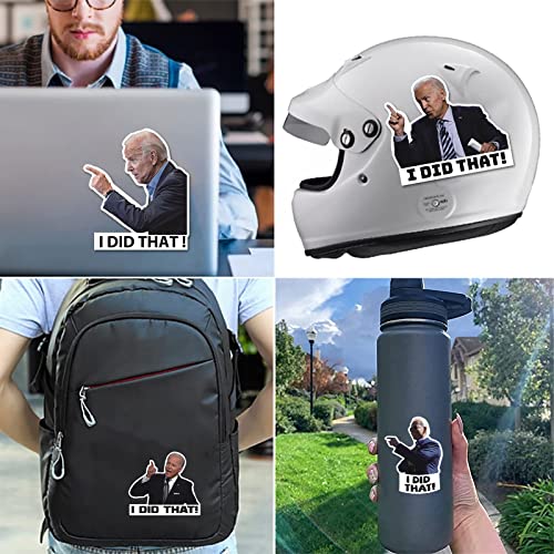 240 Pcs I Did That Biden Stickers - Joe Biden I Did That Stickers Pointed To Your Left Funny Biden Stickers For Car Motorcycle Bumper Gas Pump Window Door Refrigerator Laptop Decorations, 20 Sheets #TOP5