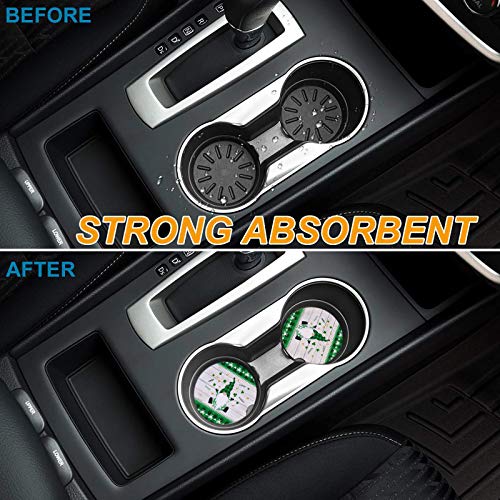 Posavasos absorbentes de cerámica para auto set de 2 miniatura 5