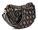 Imagen de GUESS bolso de hombro bolso bandolera Silia Mini Convertible Shoulder Bag Espresso Logo marrón oscuro