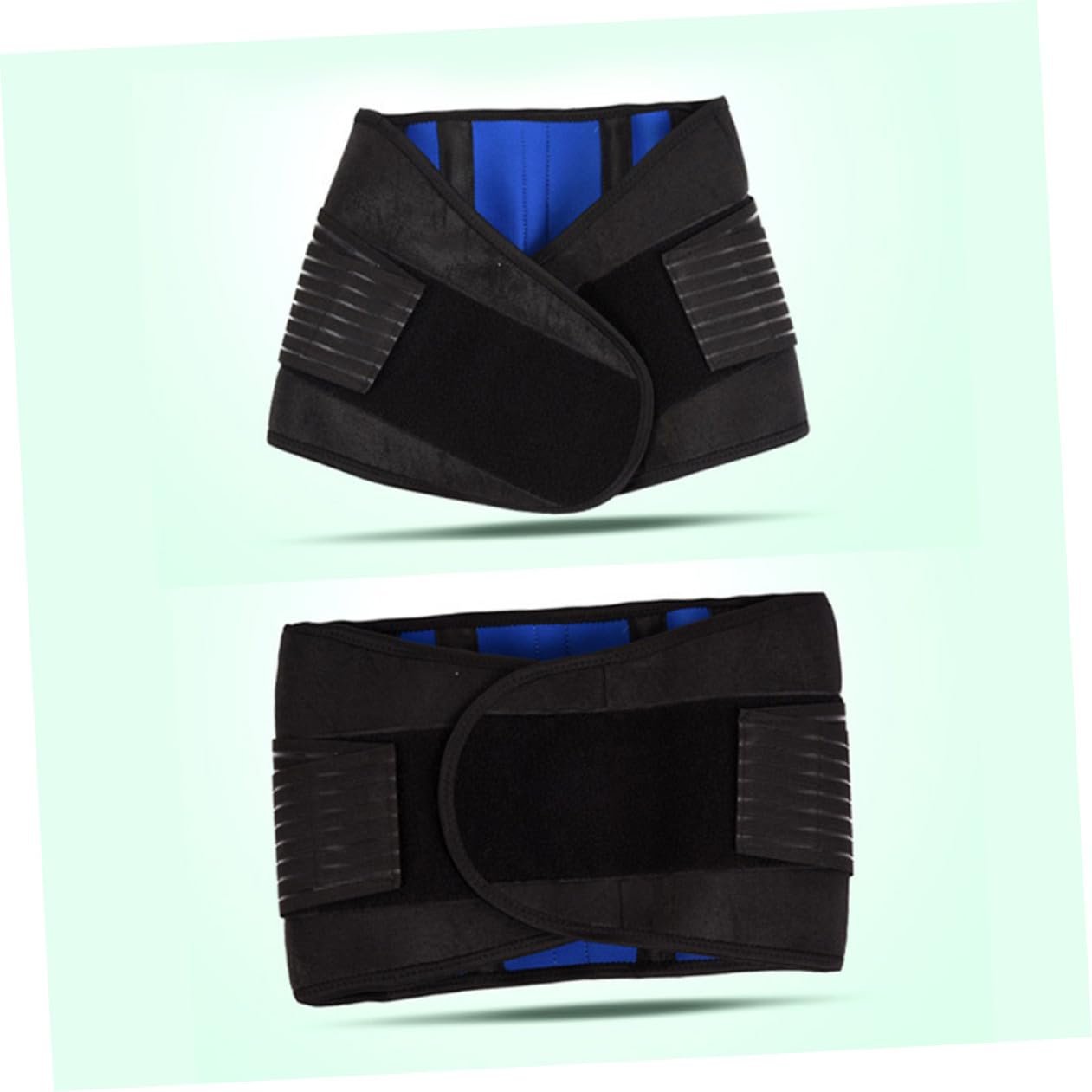 Sports Waist Support Belt Adjustable Neoprene Elastic Black XXL | Comfortable Flexible Fit, Breathable Waist Support Belt, Adult Men and Women Use, Lower Back Brace Style