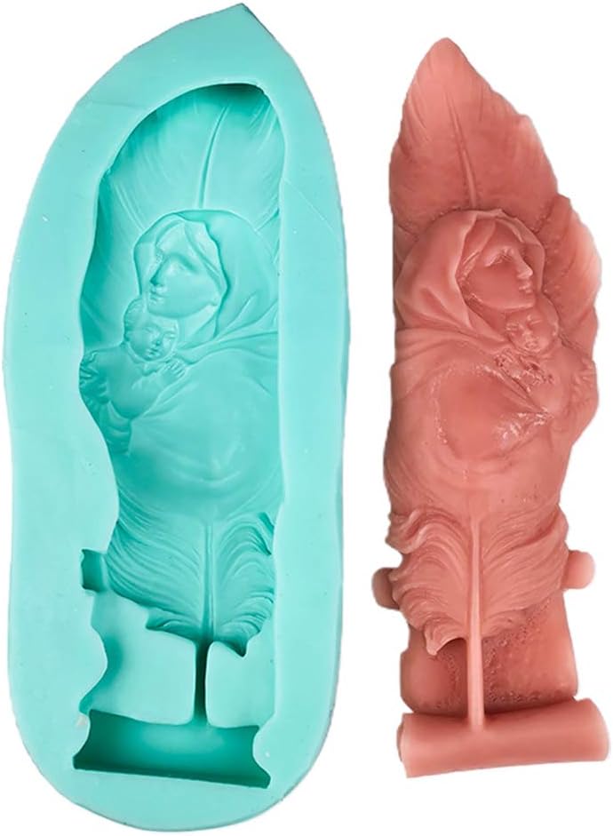 Mother And Son Silicone Molds For Cake Chocolate Fondant Mold Sports Soap Clay Baking Tools