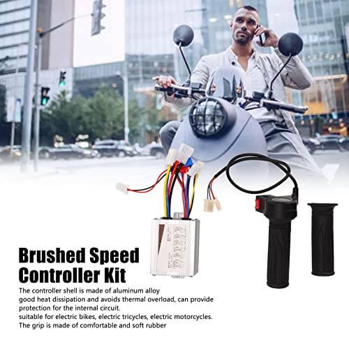 Kit de controle de velocidade escovada 24V 500W, cabo de acelerador de 3 velocidades para scooter el
