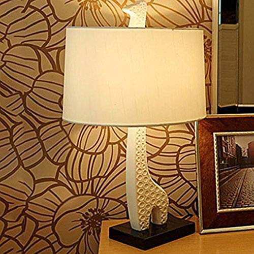 Baycheer Modern Cute Giraffe Table Lamp Bedside Desk Light Home Floor Lighting Table Fixtures With 1 E26 Light Bulb Socket, White (Us Version) #TOP3