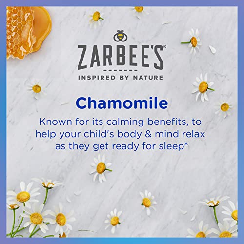Zarbee's Gentle Bedtime Gummies For Kids - Melatonin-Free Blend Of Natural Honey, Raspberry Lemon, And Chamomile Helps Children Unwind And Relax To Prepare For Sleep, 30Ct #TOP2