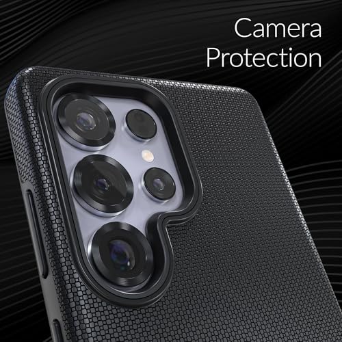 Image of Crave Compatible with Samsung Galaxy S25 Ultra Case, Shockproof Protection Dual Layer Case for Samsung Galaxy S25 Ultra (6.9 inch) - Black