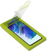 Vista 2 de PureGear Protector de pantalla de vidrio templado transparente HD para Samsung Galaxy S21 FE (2021), compatible con fundas, resistente a