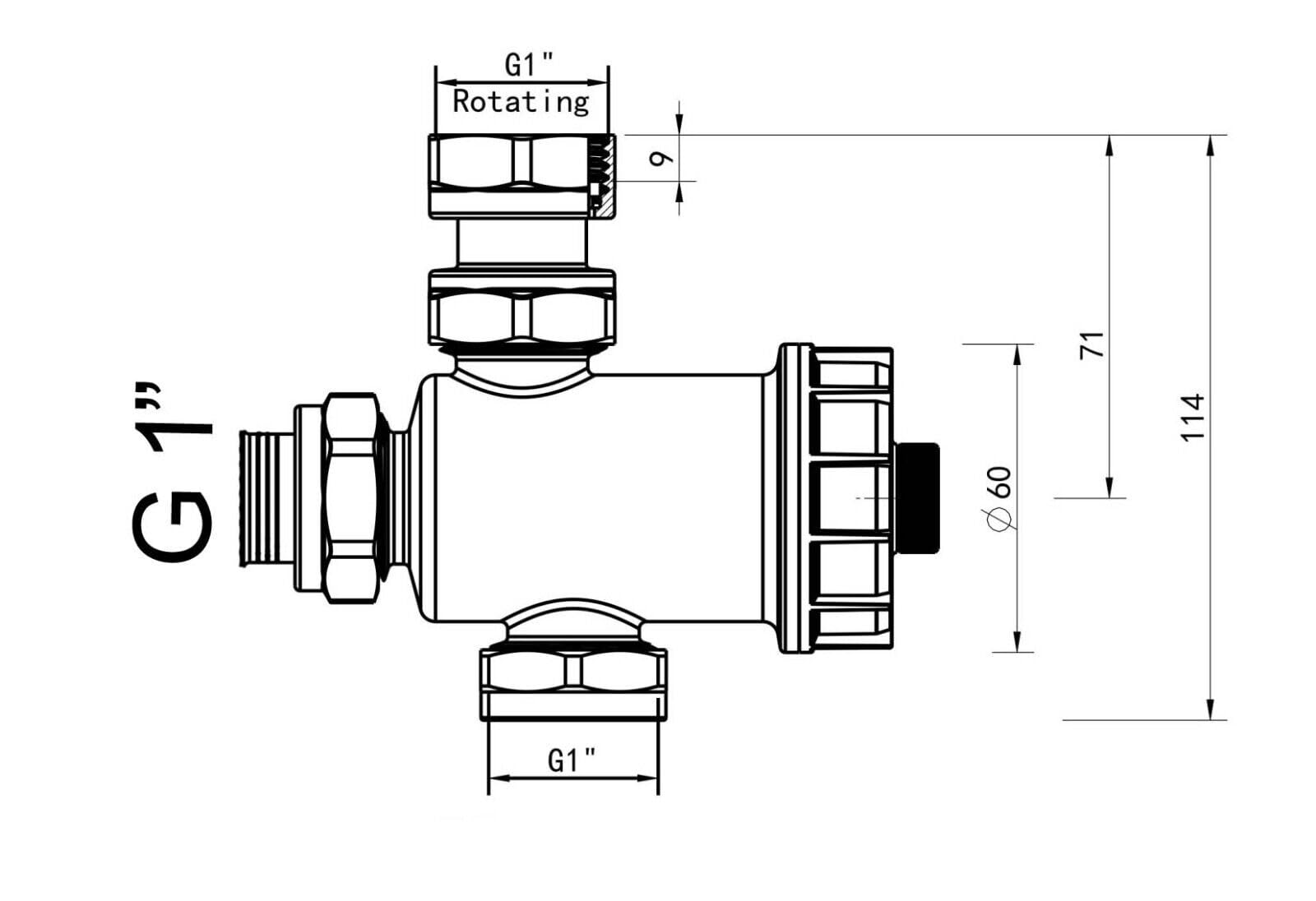 Separatore magnetico di fango – Filtro di riscaldamento in ottone per una pulizia efficiente, montaggio universale, separatore magnetico 10 bar – impianti di teleriscaldamento, filtro magnetico