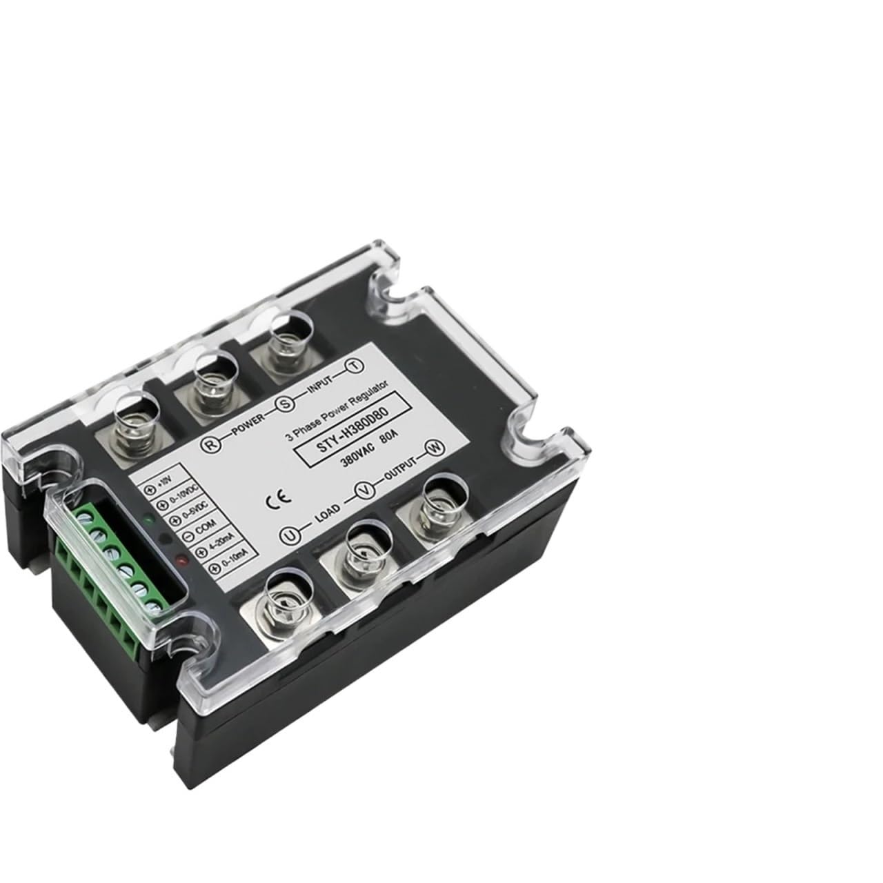 Three Phase AC 380V 25A-400A Voltage Regulating Module Power Regulator Thyristor Solid State Relay Dimming Potentiometer Control(350A)