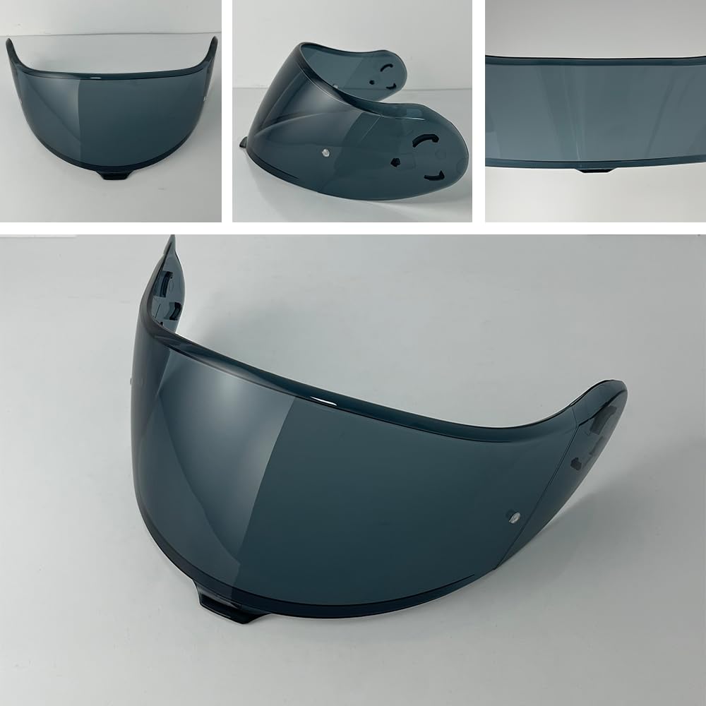 ANSUNDA Neotec 3 Helmet Visor Replacement,Motorcycle Helmet Face Shield Sunshield UV Protection for Neotec 3 (Light Black-Day&Night Use)