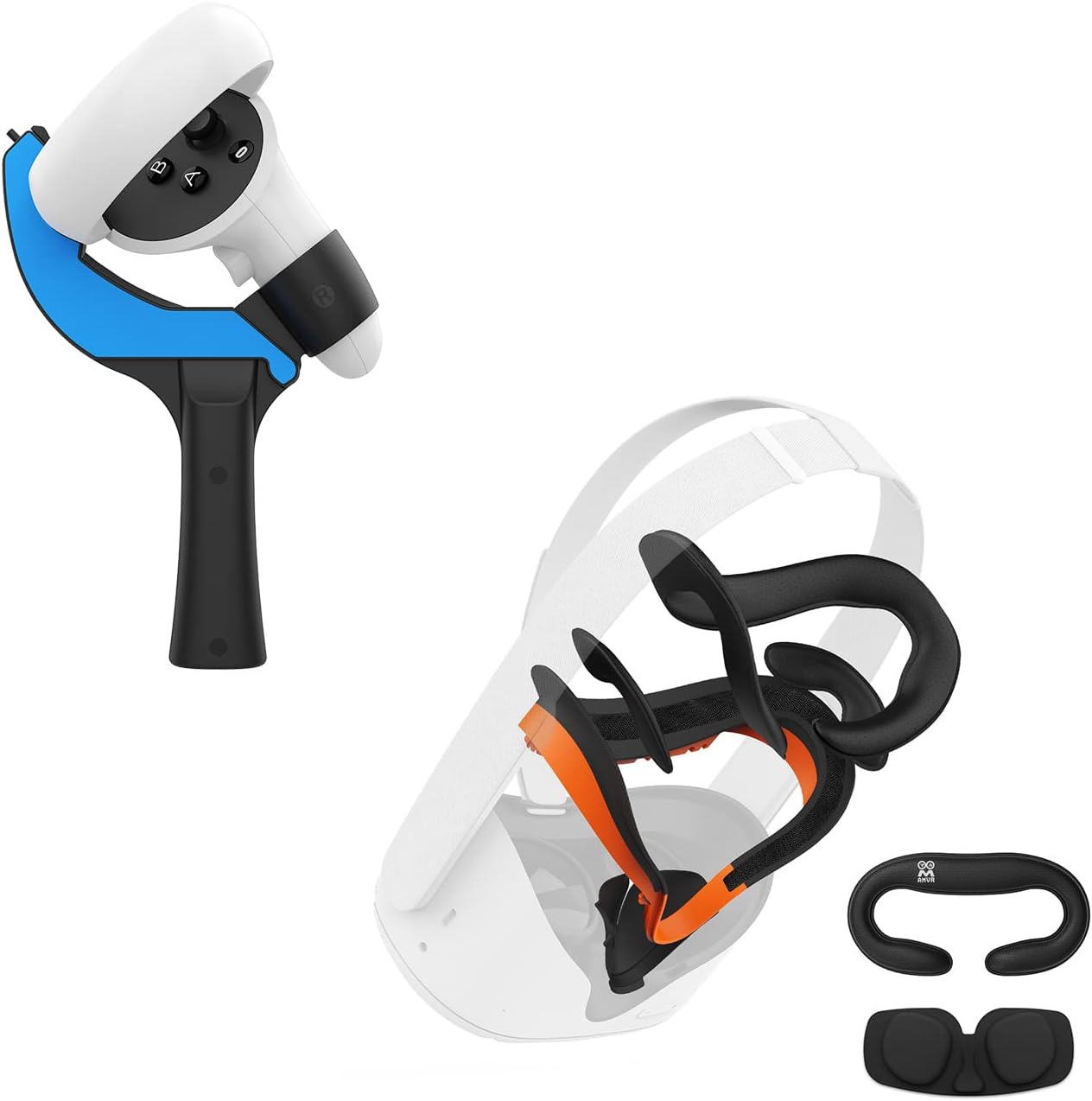 AMVR Resilient VR Facial Vent Soft Interface+AMVR Table