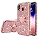 Produktbild Samsung Galaxy A20e Hülle Sparkle Silikon Case TPU Diamant Edge Bling Case 360 Grad Rotation Ring Cover Ultra Dünn Cover Samsung Galaxy A20e blau