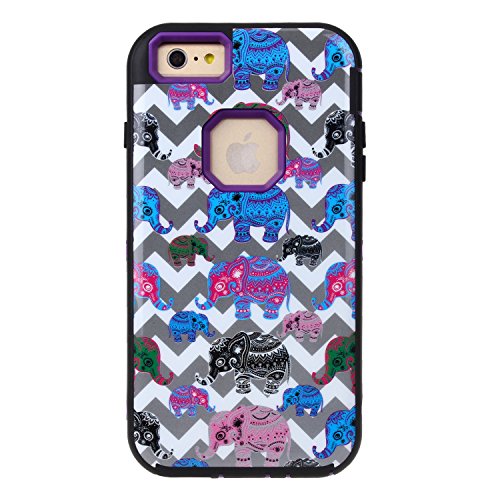 iPhone 6 Plus Case, SGM Dual Layer Protection High Impact Hybrid Armor Case For iPhone 6 Plus 5.5